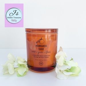 DW Home Scented Candle 33hrs Mandarin Sage 8.5oz
